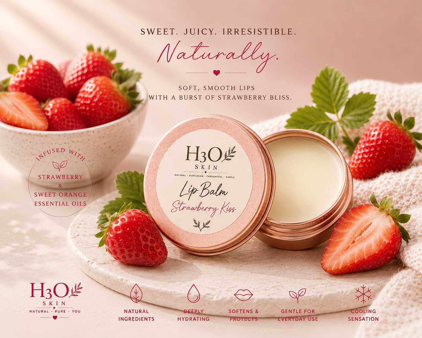 Strawberry Kiss Lip Balm