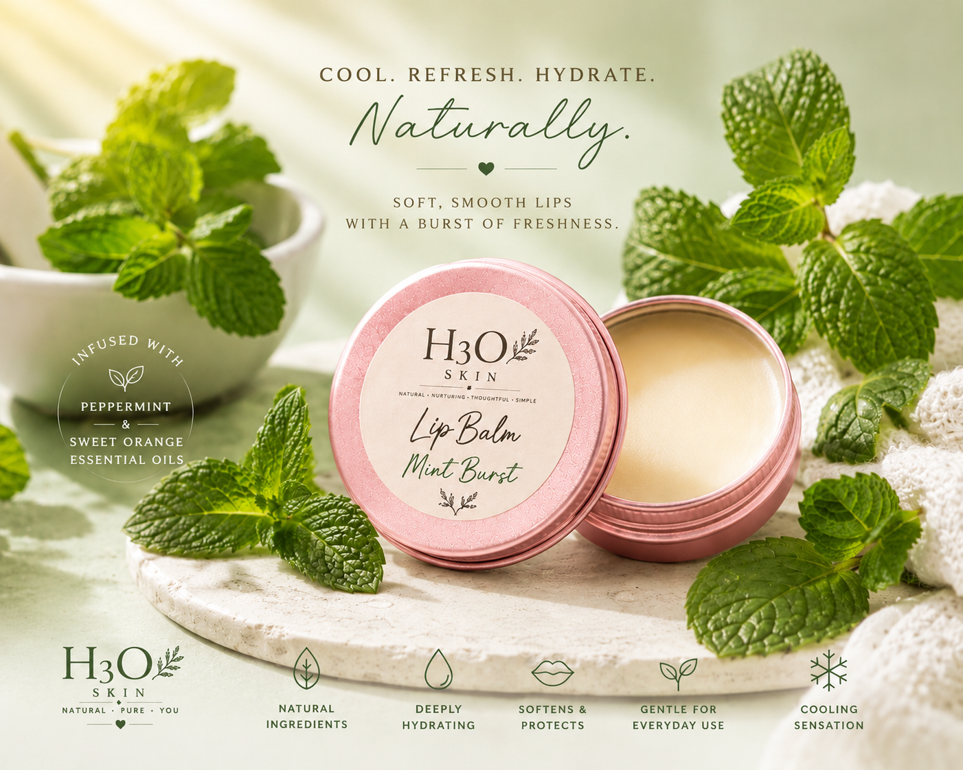 Mint Burst Lip Balm 15g